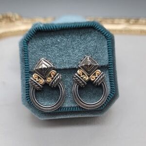 PISCITELLI Vintage Two-tone Earrings